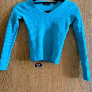 Saks Fifth Avenue Women's Blue Jumper